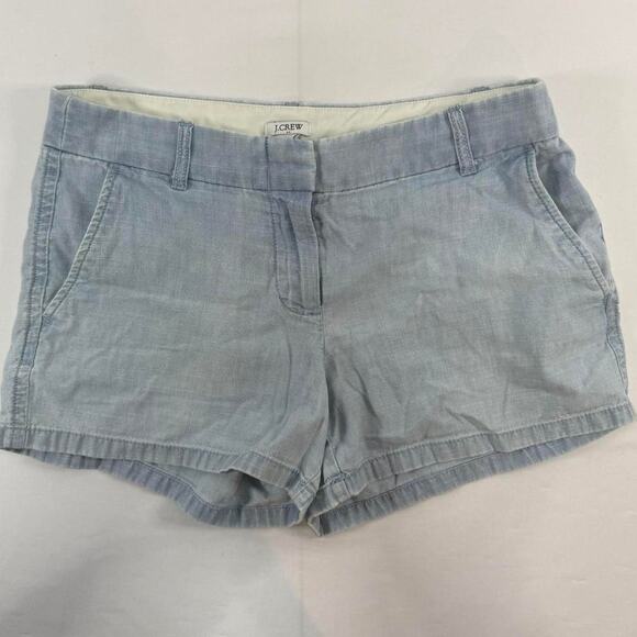 J Crew Light Wash Low Rise Shorts Size 4 - Picture 1 of 5